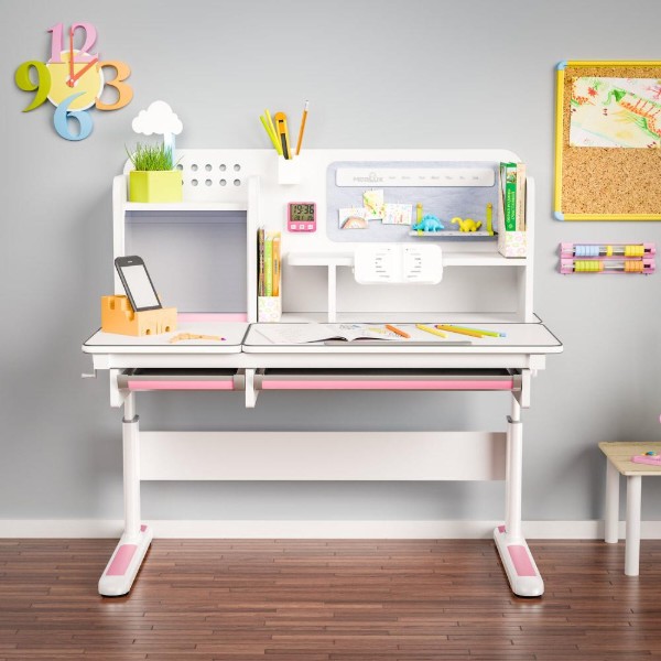 Фото - Парта шкільна Mealux Winnipeg Multicolor WG + PN (BD-630 WG + PN Multicolor)